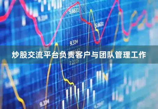 炒股交流平台负责客户与团队管理工作