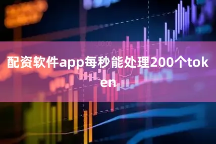 配资软件app每秒能处理200个token